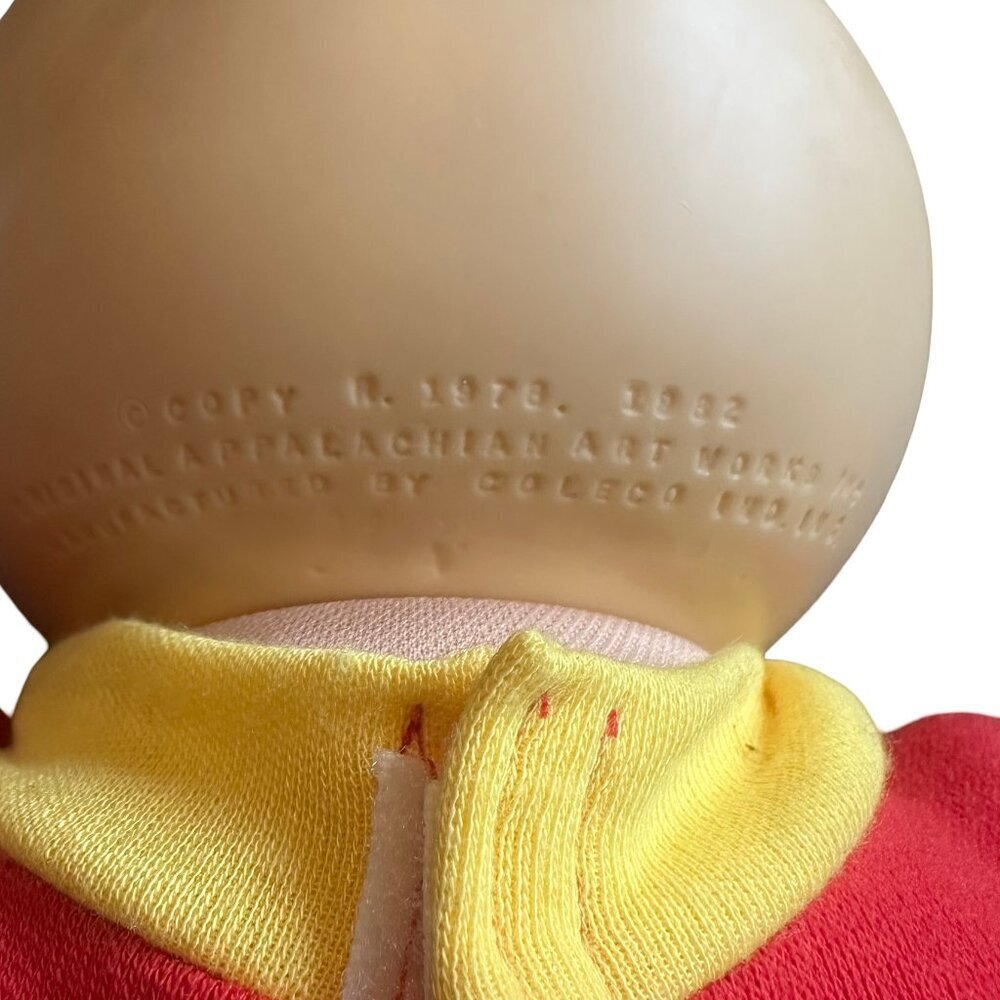 Cabbage Patch Doll Xavier Roberts Signed Bald Boy Football Outfit Collectible - Picture 6 of 10